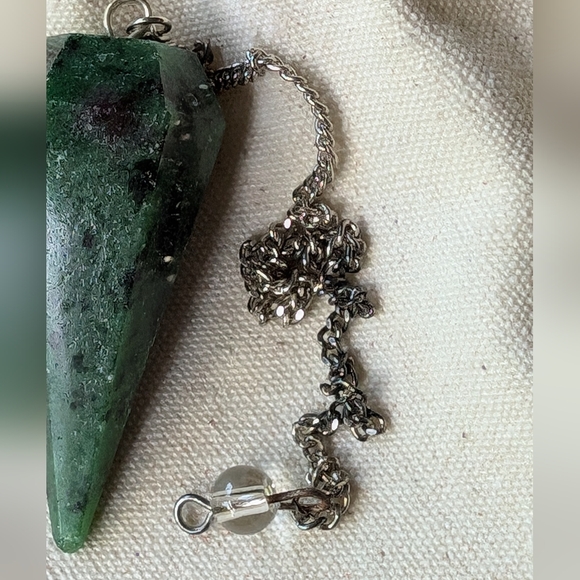 Ruby Zoisite Pendulum New! - Picture 4 of 5